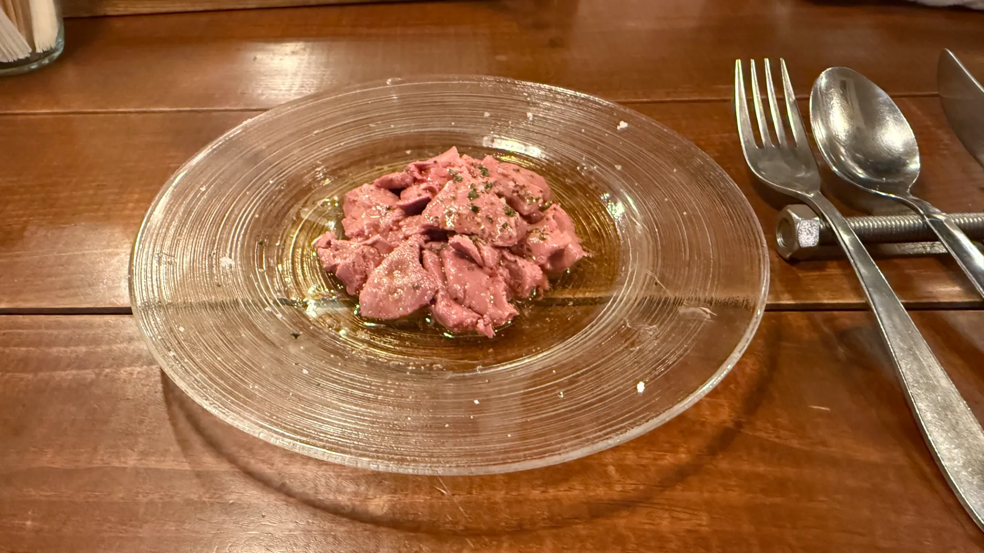 鶏白レバーカルパッチョ